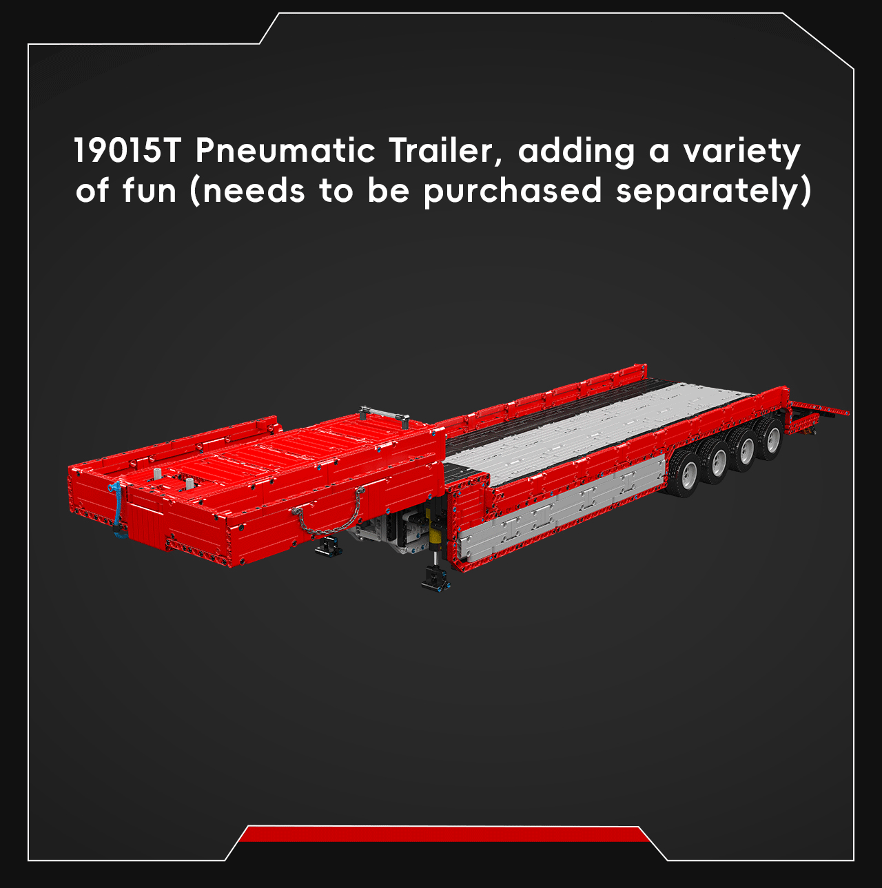 Mould King 19015 FH16 Remote Controlled Pneumatic Tractor Truck Building Set | 4,608 Pcs