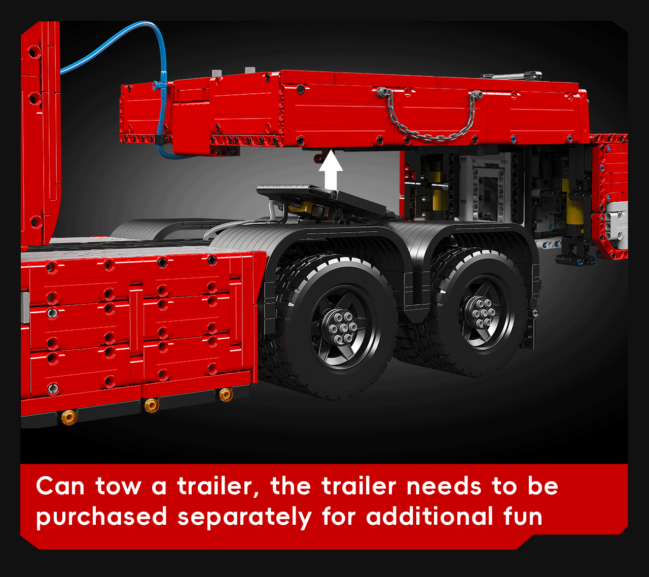 Mould King 19015 FH16 Remote Controlled Pneumatic Tractor Truck Building Set | 4,608 Pcs