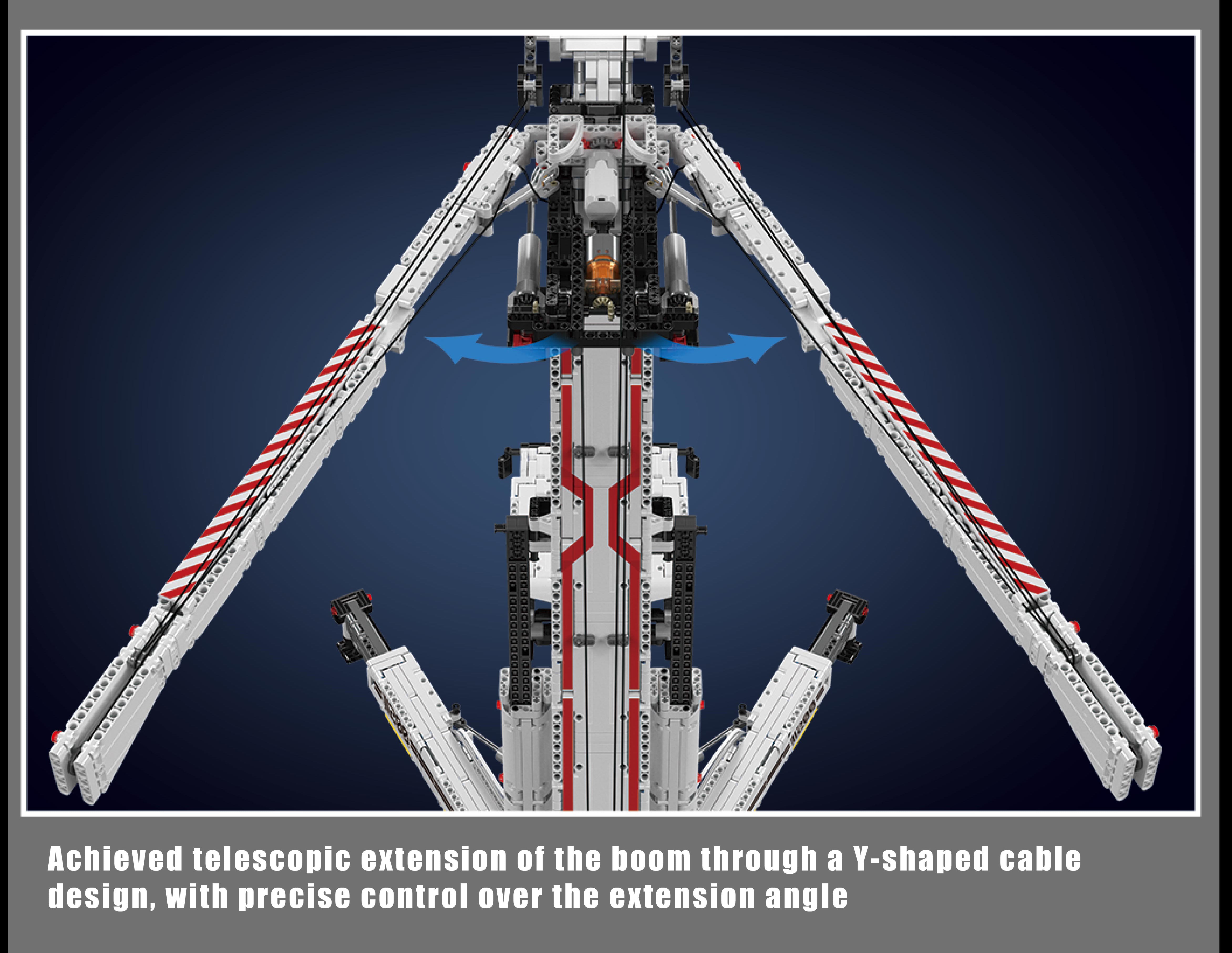 Mould King 17007 Ultimate Liebherr LTM 11200 Remote Controlled Crane Building Sets | 8,506 Pcs