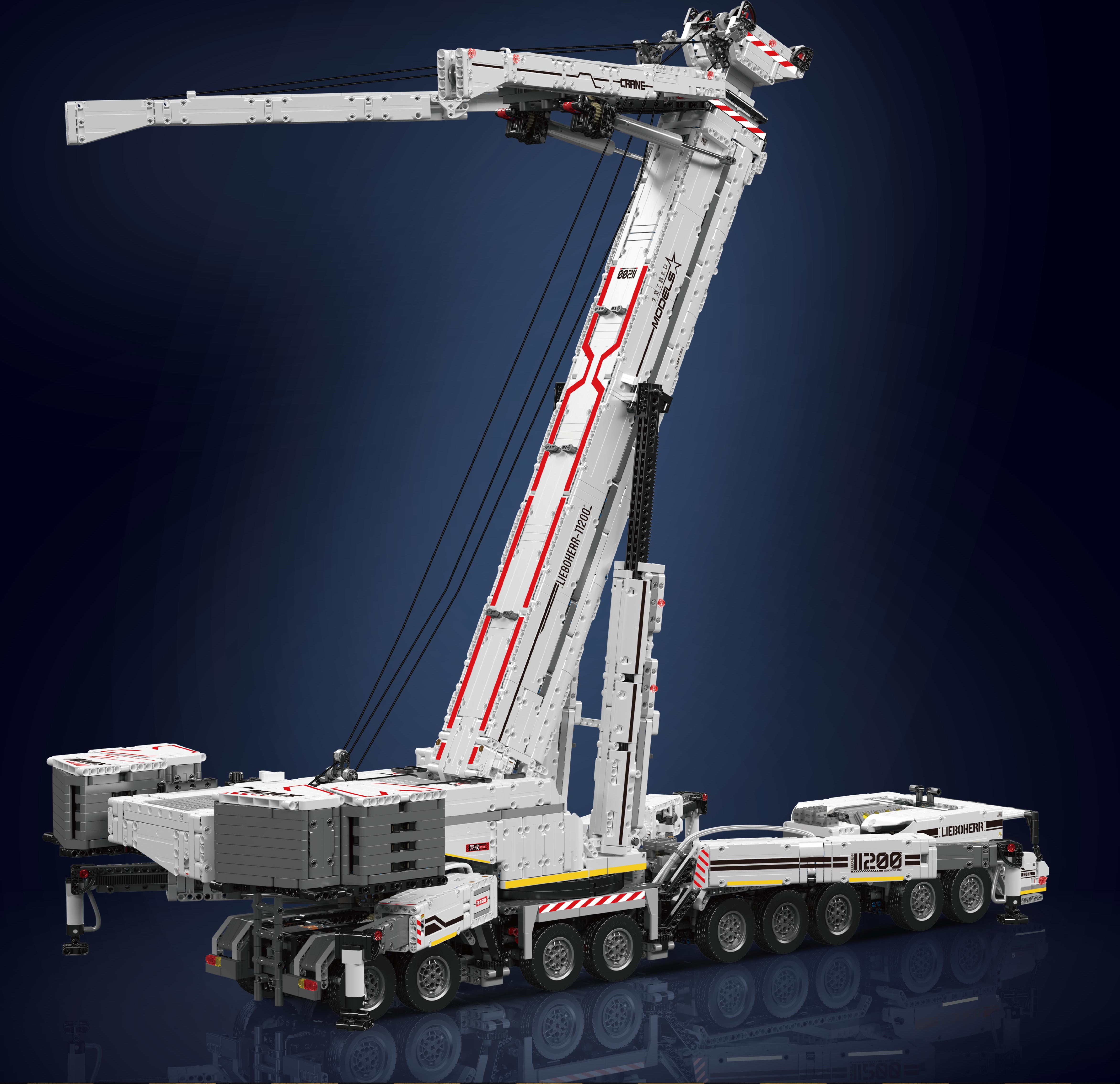 Mould King 17007 Ultimate Liebherr LTM 11200 Remote Controlled Crane Building Sets | 8,506 Pcs