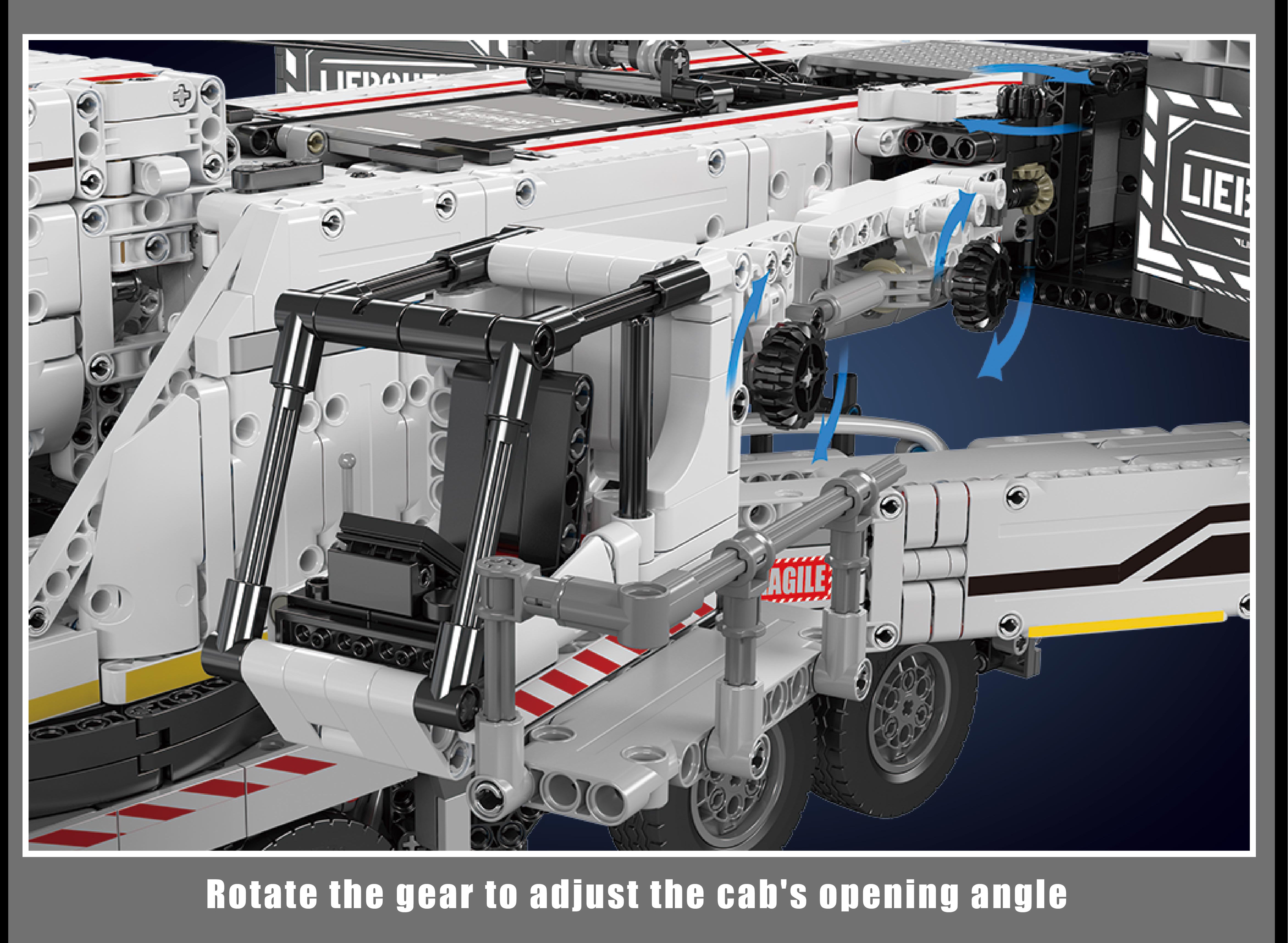 Mould King 17007 Ultimate Liebherr LTM 11200 Remote Controlled Crane Building Sets | 8,506 Pcs
