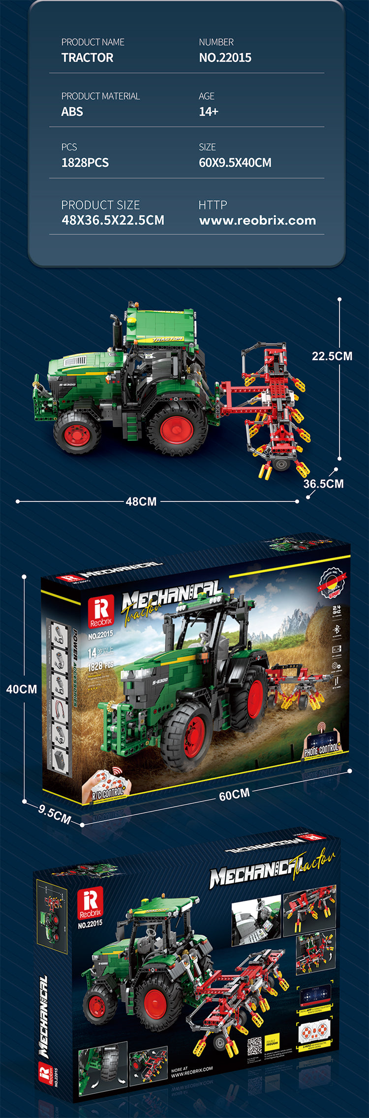 RB22015 John Deere 6130 R