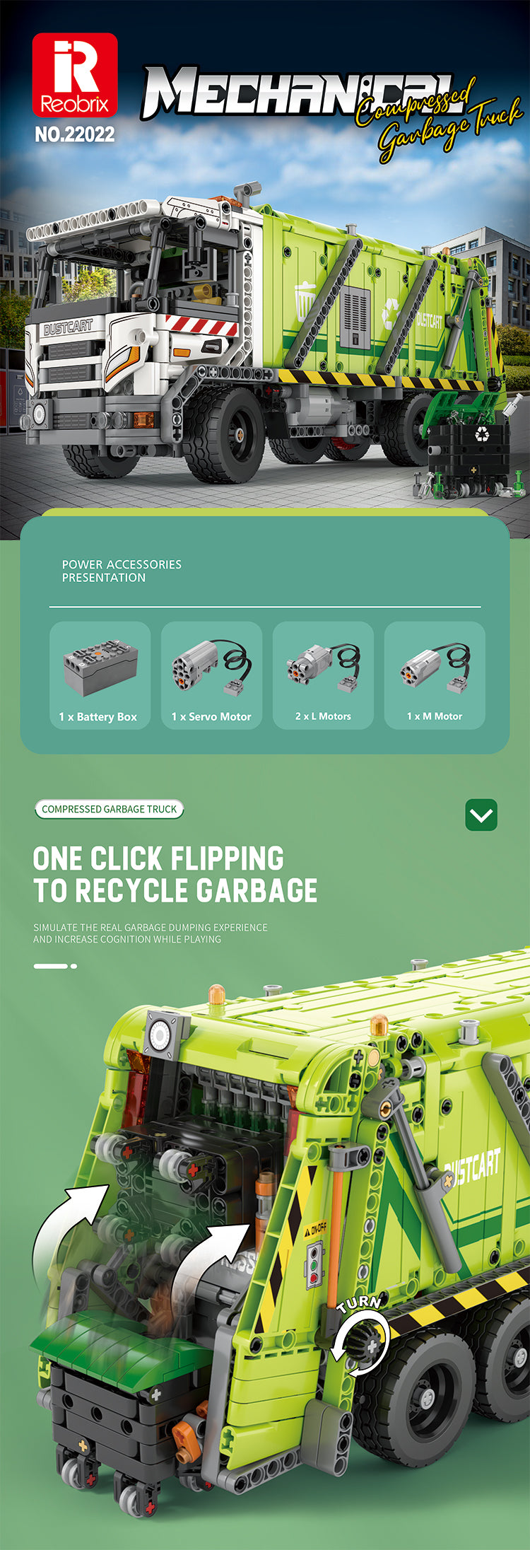 RB22022 Compressed Garbage Truck