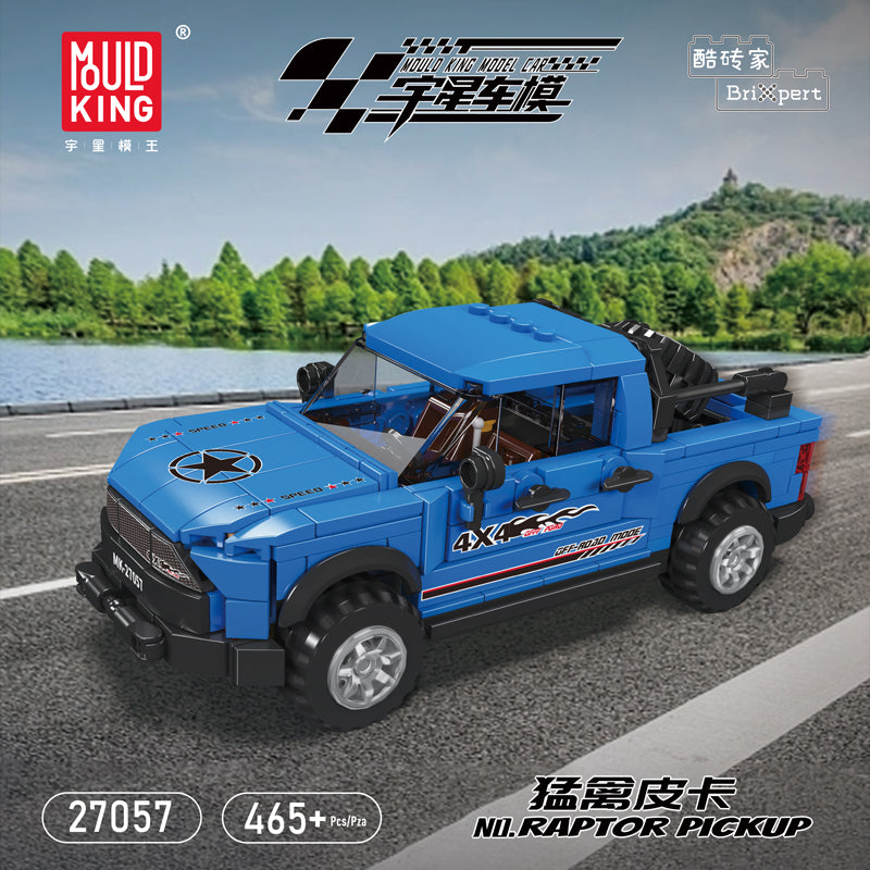 Mould King 27057 F-150 Raptor Pickup Building Set | 465 Pcs