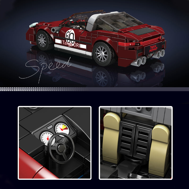 Mould King 27060 911 Targo Supercar Building Set | 262 Pcs