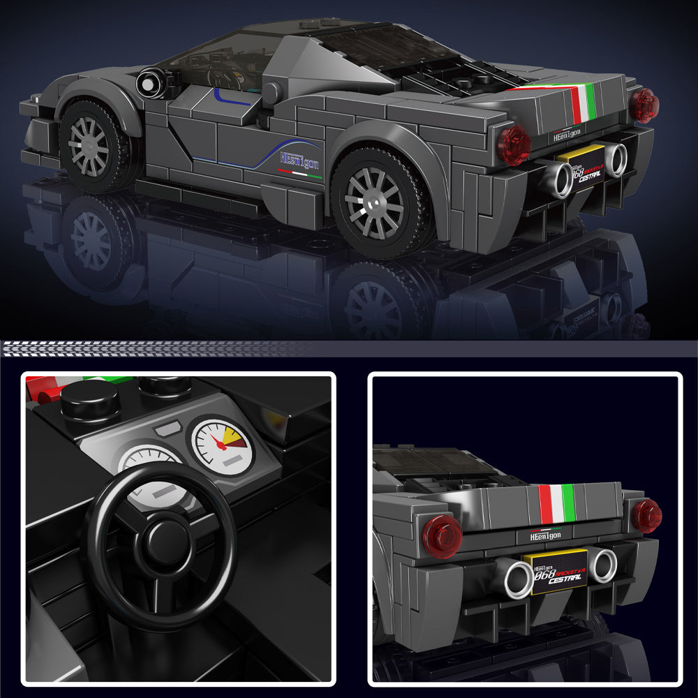 Mould King 27068 The 488 Pista Car Model Building Set | 384 Pcs