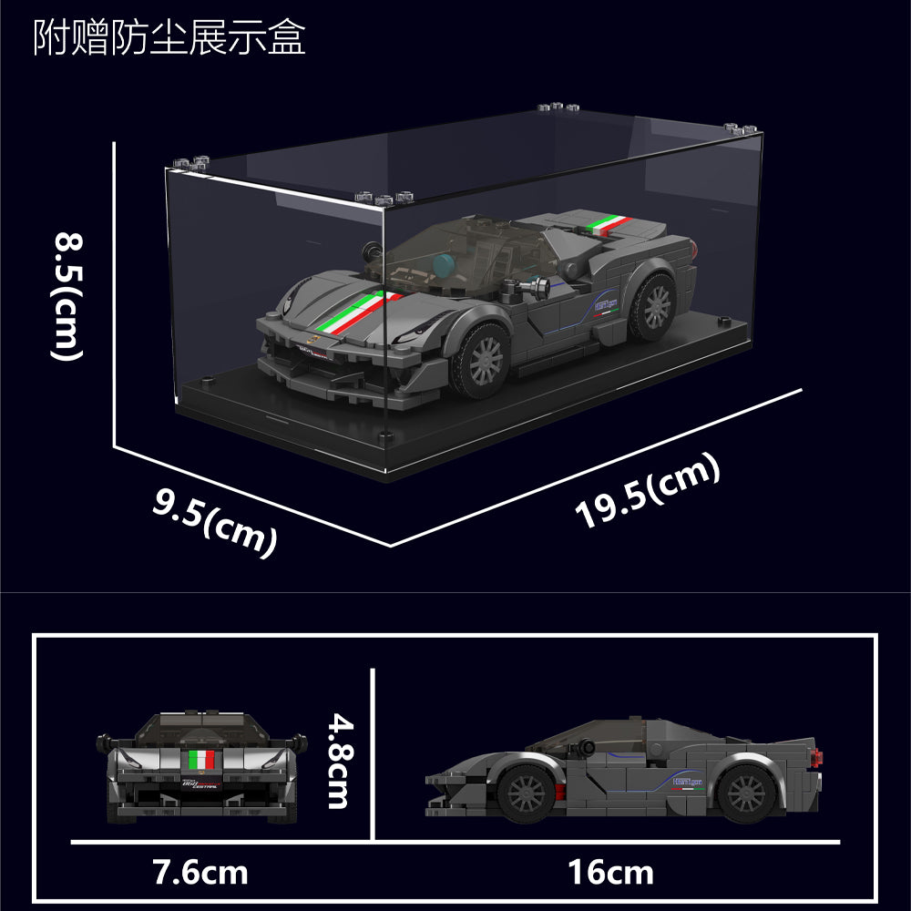 Mould King 27068 The 488 Pista Car Model Building Set | 384 Pcs