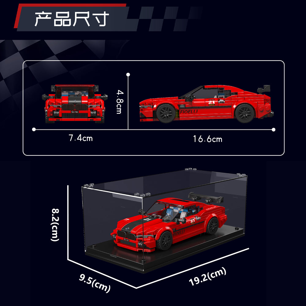 Mould King 27072 M8 Race Car Model Building Set | 481 Pcs