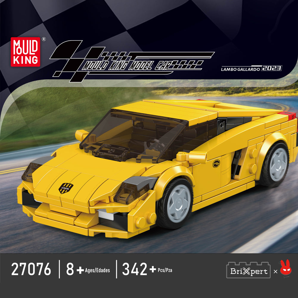 Mould King 27076 Lambo Gallardo Car Model Building Set | 342 Pcs
