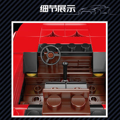 MOULD KING 27038 Rosso Corsa F40 Car Model Building Set | 338 PCS