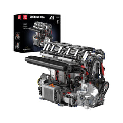 Mould King 10087 Motorised L4 Gasoline Engine Building Set | 1,787 Pcs