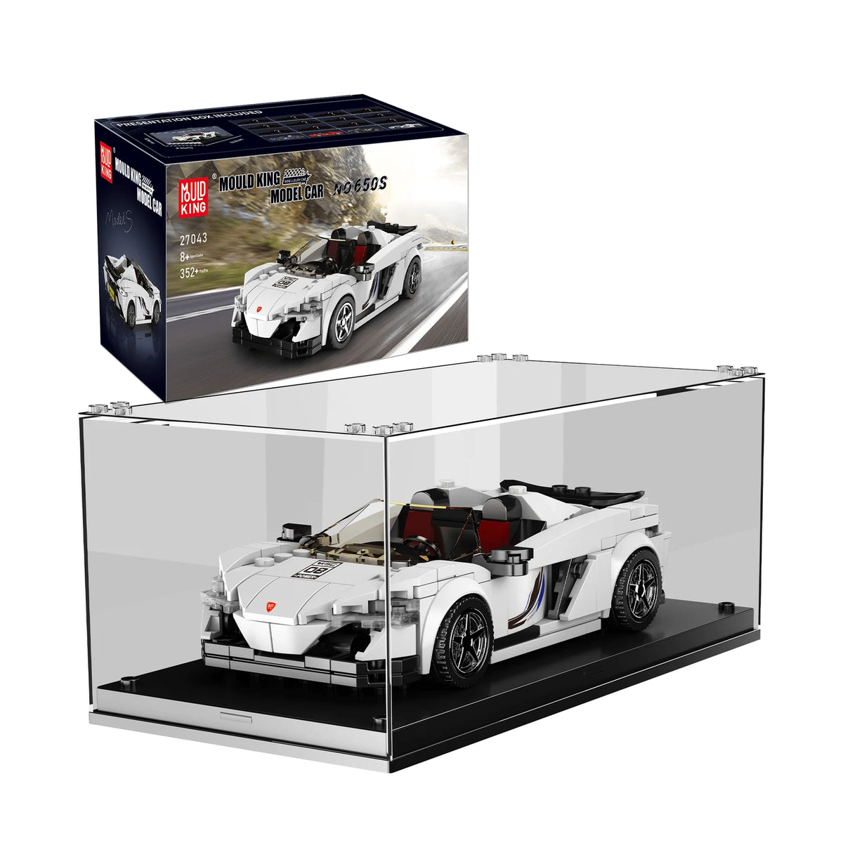 MOULD KING 27043 650S Spider Super Car Model Building Set | 352 PCS